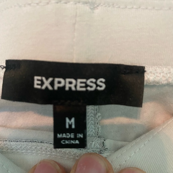 Express leggings black white made to look like jeans size super soft stretchy - Picture 5 of 5